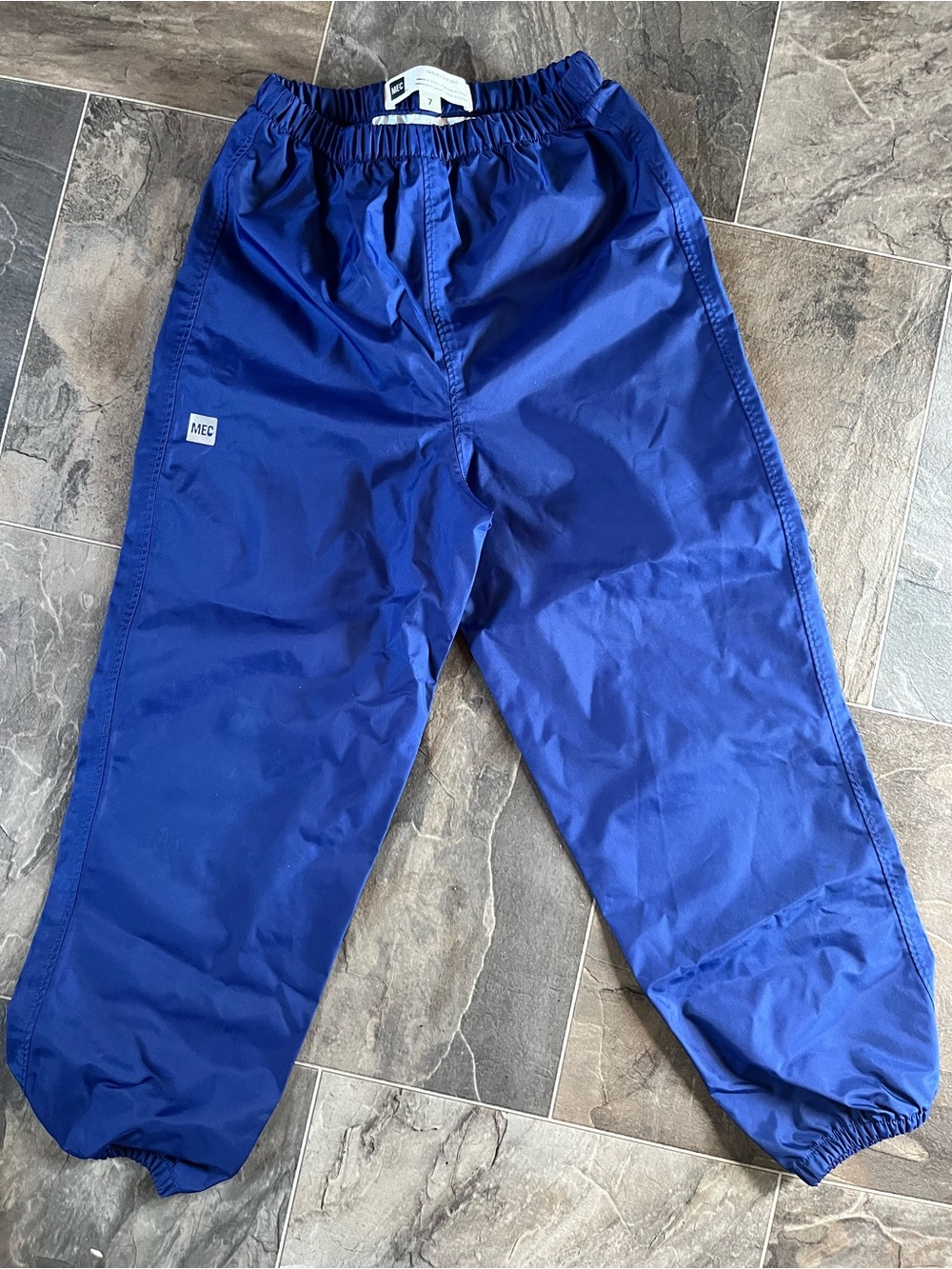 MEC Kids' Royal Blue Elastic Waist Splash Pants